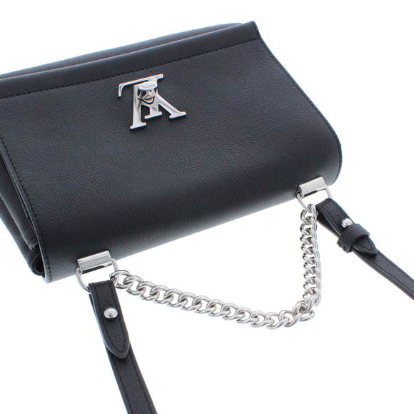 Louis Vuitton Lock Me 2 BB Noir Black 2way Shoulder Bag - Picture 5 of 6